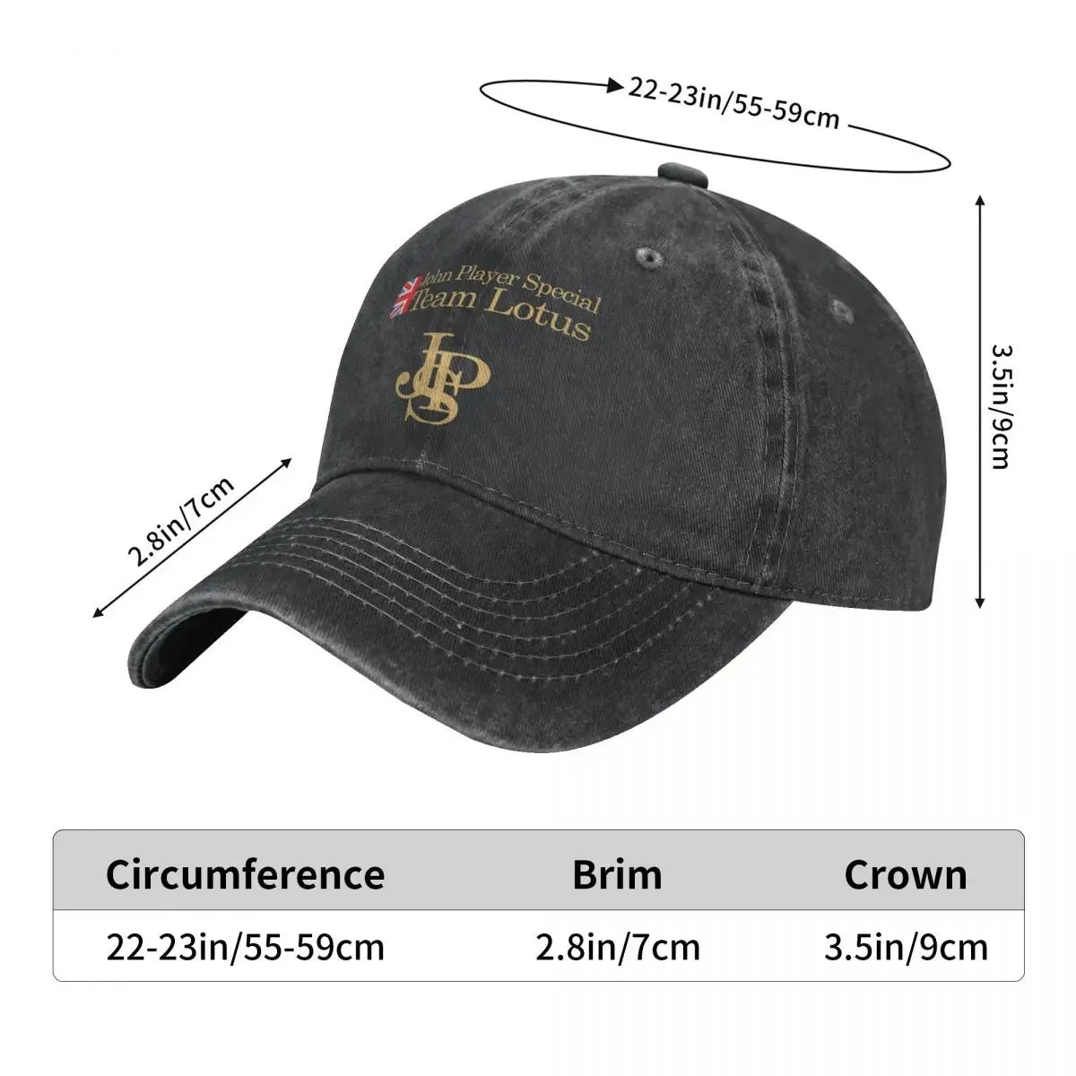 Ayrton Senna John Player Special Team Lotus Baseball Cap