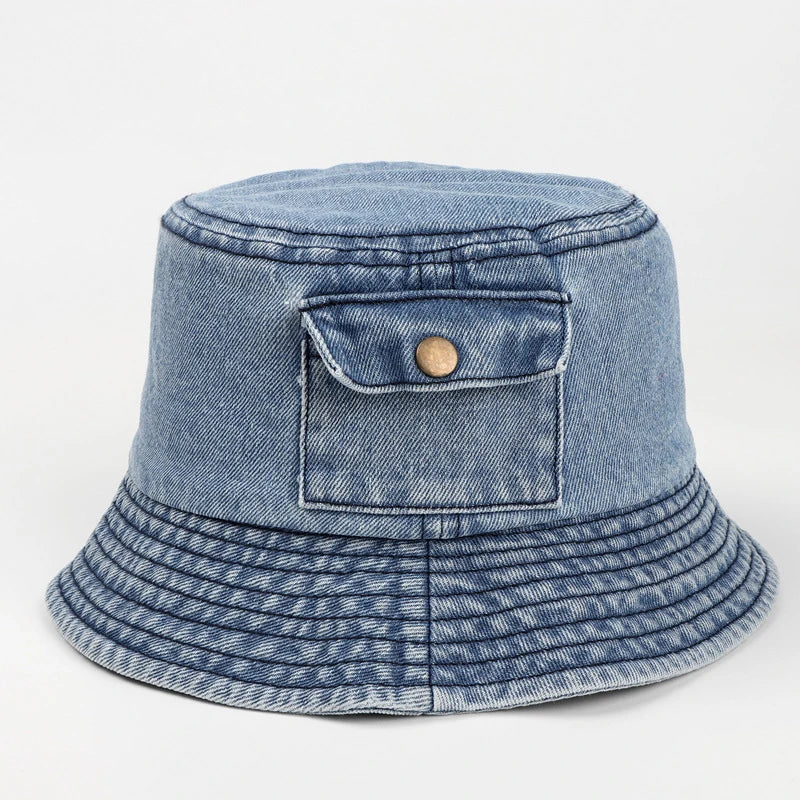 New Custom Logo Foldable Fisherman Hat