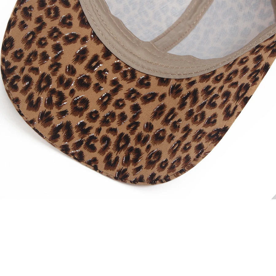 Summer New Women Baseball Cap Fashion Leopard Print Snapback