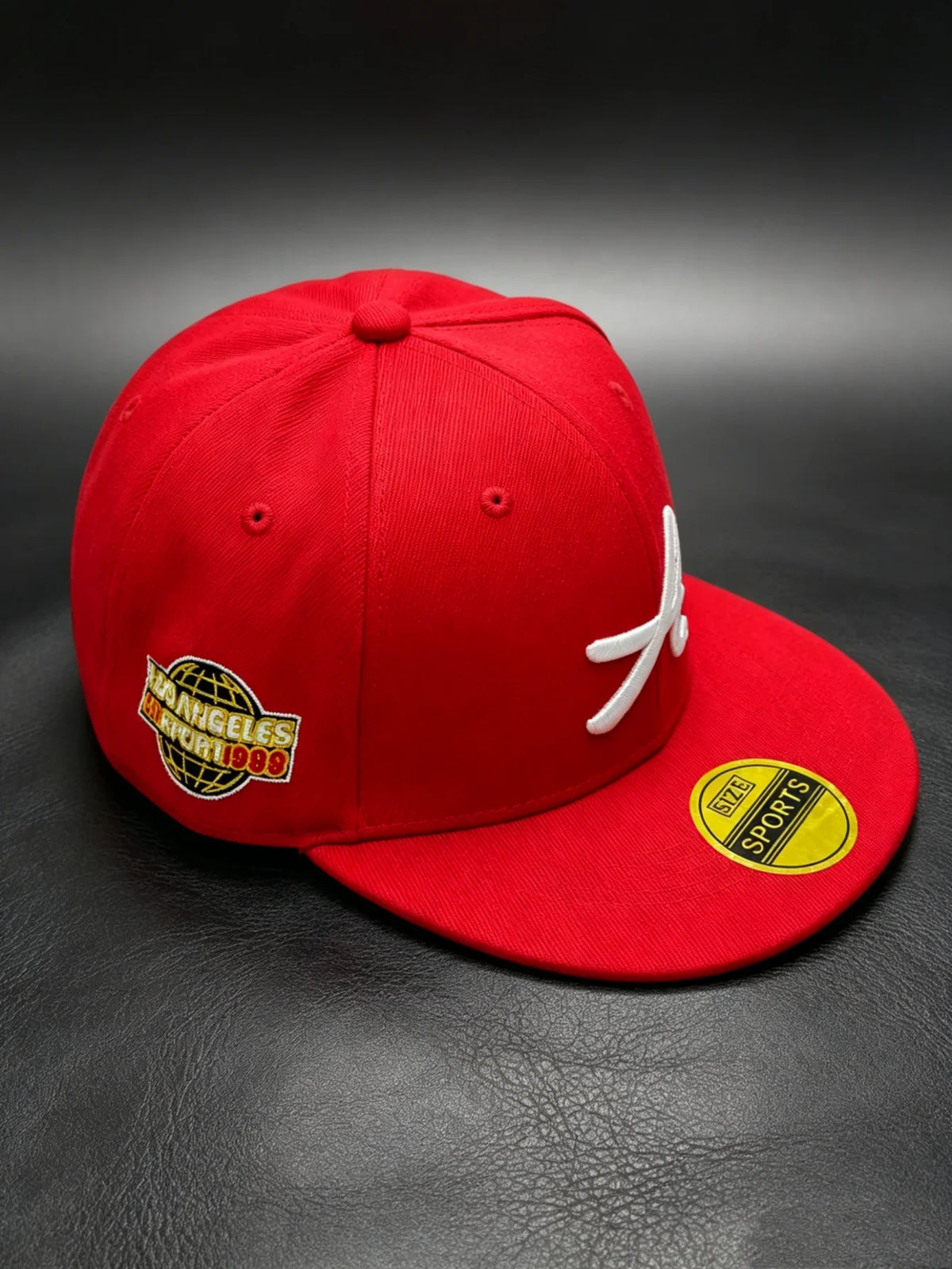 Classic Letter Embroidered Snapback Cap