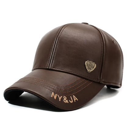 New Winter Plush Thickened Warm Baseball Caps For Men