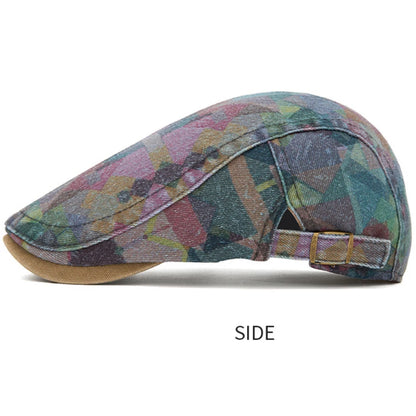 Vintage Artist Painter Beret Hat 100% Cotton Ivy Flat Cap