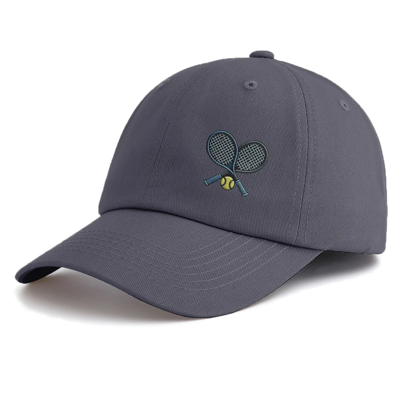 1pc Tennis Print  Baseball Cap for Adults