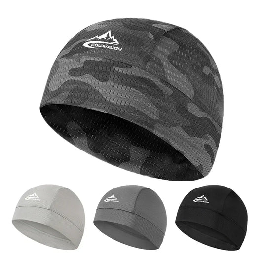 Cycling Cap Quick Dry Anti-UV Sports Hat Cooling Skull Cap Helmet Liner Sweat Cap
