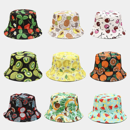 Creative Fruit Pattern Bucket Hat Men's And Women's