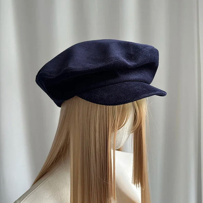 Harajuku Suede Red Navy Style Cloud Caps