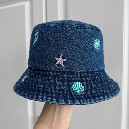 2026 New Summer Denim Bucket Hat For Women