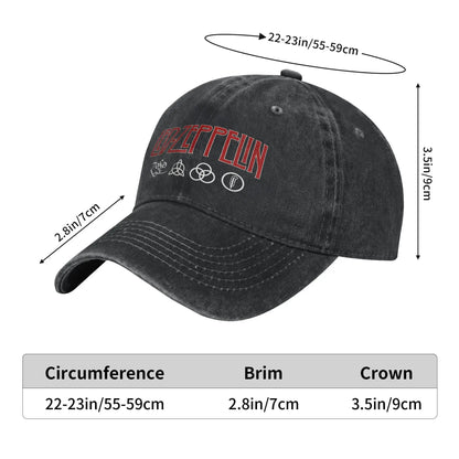 Baseball Cap 2026 Led Zeppelin Summer Y2k Retro Trucker Hat Women Men