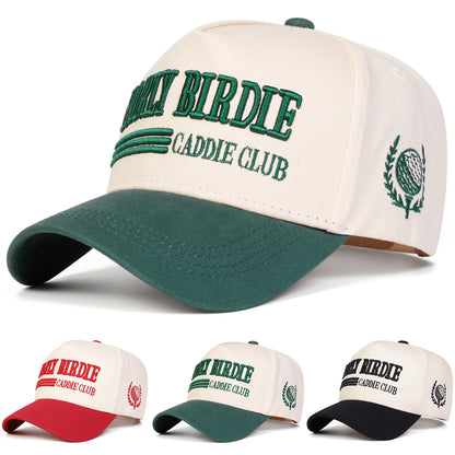 Unisex Early Birdie Caddie Club Embroidery Baseball Caps Spring Autumn