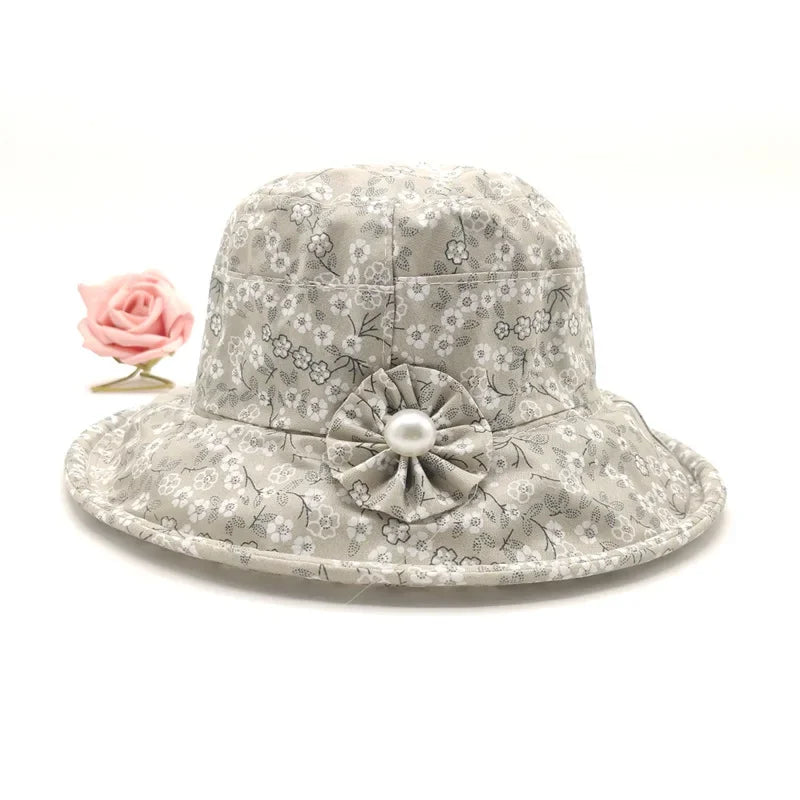 Fashionable And Casual Old Lady's Cloth Hat