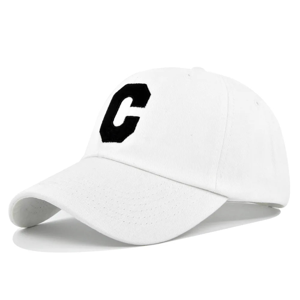 Baseball Cap Unisex C Letter Summer