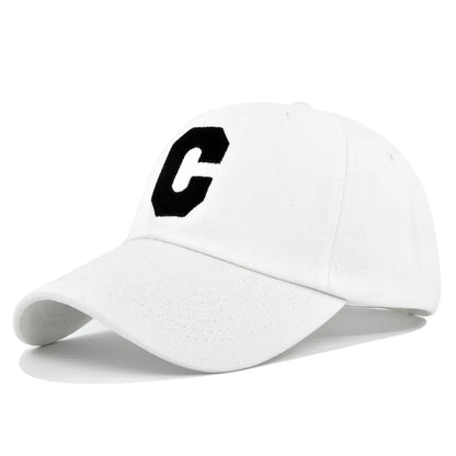 Baseball Cap Unisex C Letter Summer