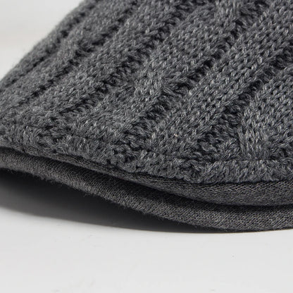 New Men Woman Beret Autumn And Winter Thickened Warm Knitted Berets