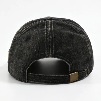 New USA Letter Embroidered Washed Distressed Baseball Cap