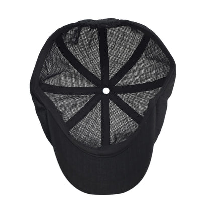 Spring Summer Breathable Mesh Newsboy Caps Men Woman