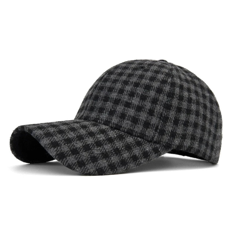 Men And Women New Classic Plaid Baseball Cap