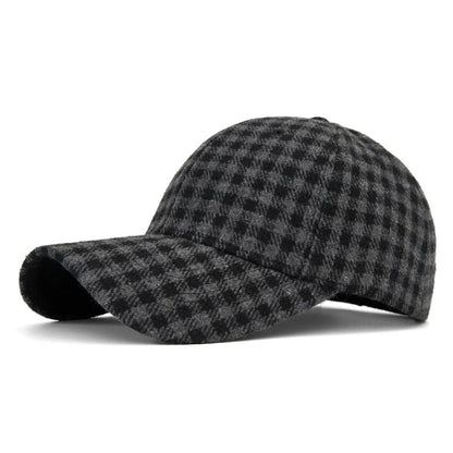 Men And Women New Classic Plaid Baseball Cap