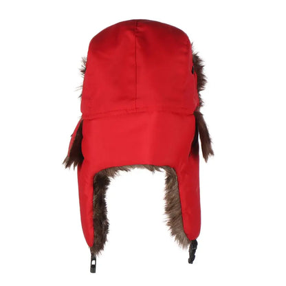 Men Women Fur Earflap Winter Cap Russian, Ski Hat, Warm Hat