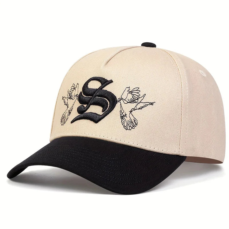 Fashion S Letter Embroidery Baseball Cap Cotton Snapback Hat Unisex Hip Hop Trucker Caps Men Women Outdoor sun Hats