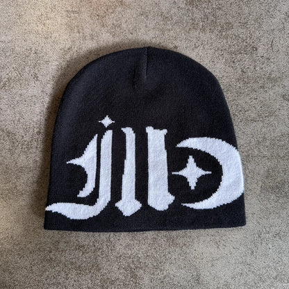 Fashion Jacquard Skull Cap Trendy Letter Knit Beanies Unisex Warm Hat