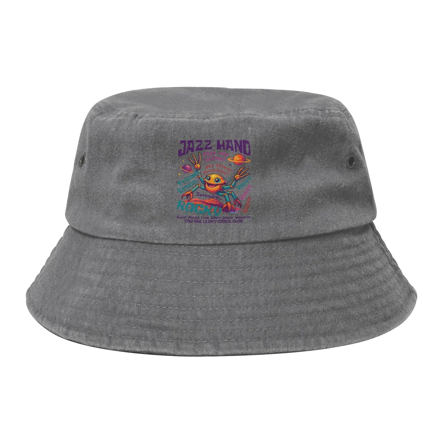 Woman Distressed Denim Bucket Hats