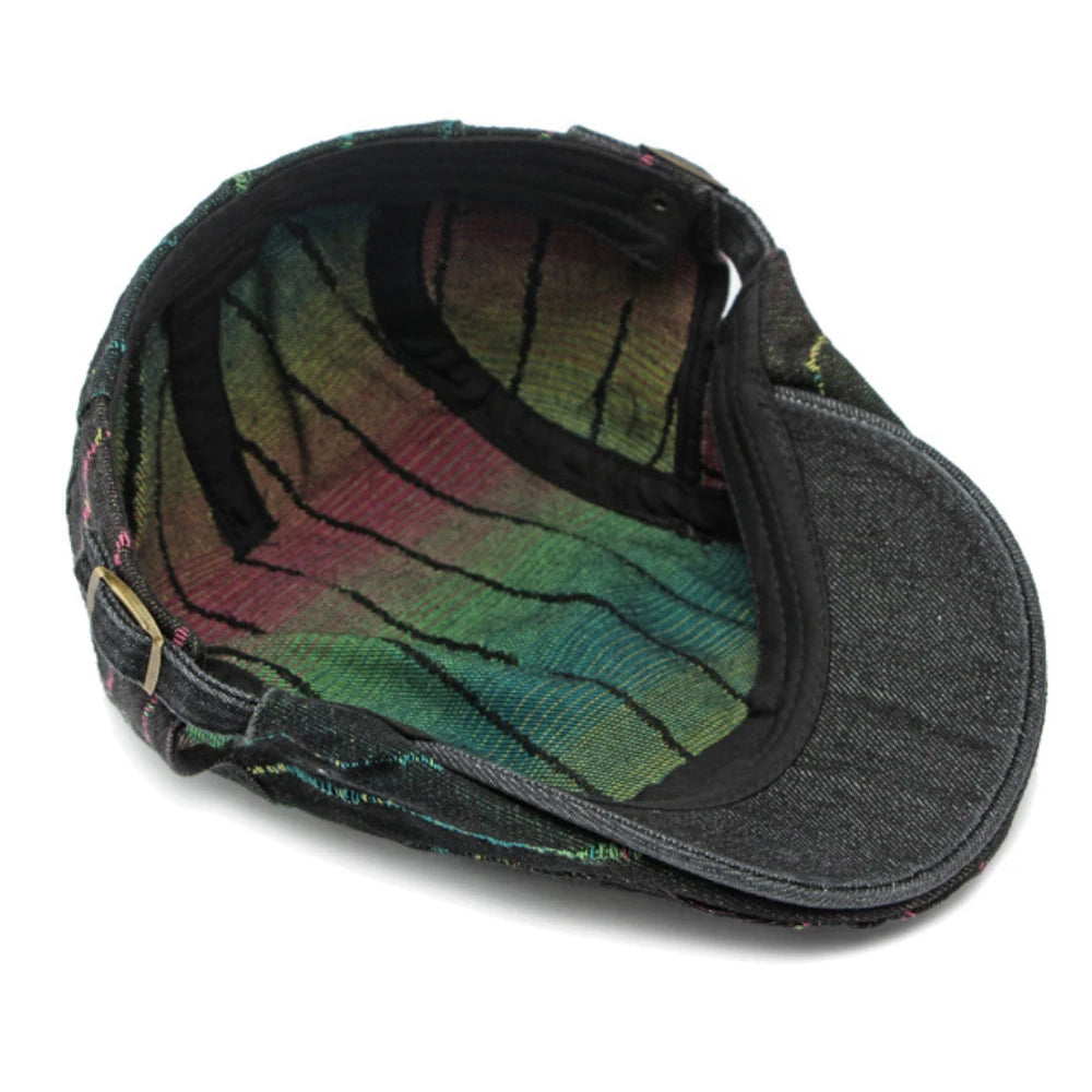 Men Women All Season Cotton Ivy Flat Cap Male Female Adjustable