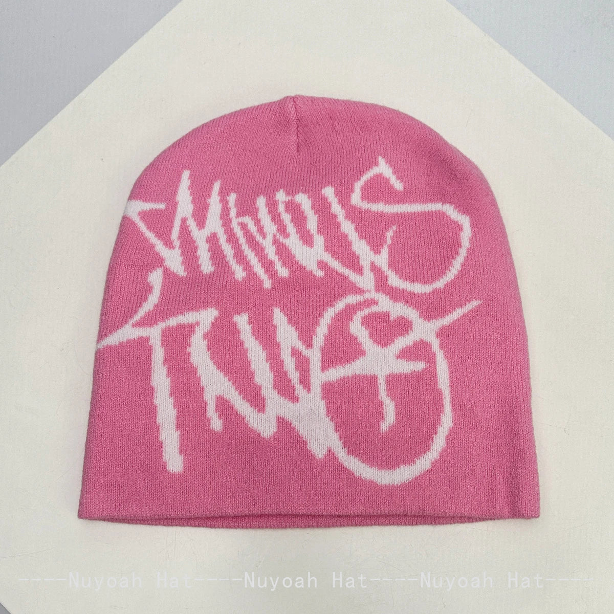 New Men Women American Street Jacquard Letters Knitted Hats