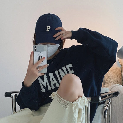 C Logo Baseball Cap For Spring And Summer Sun Protection