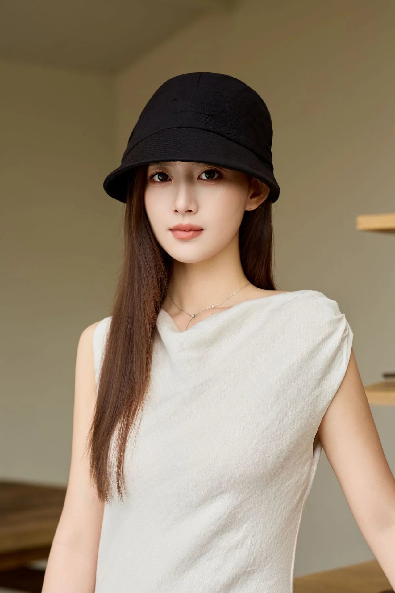 Japanese-Style Retro Baseball Cap For Women Outdoor Sports Bucket Hat