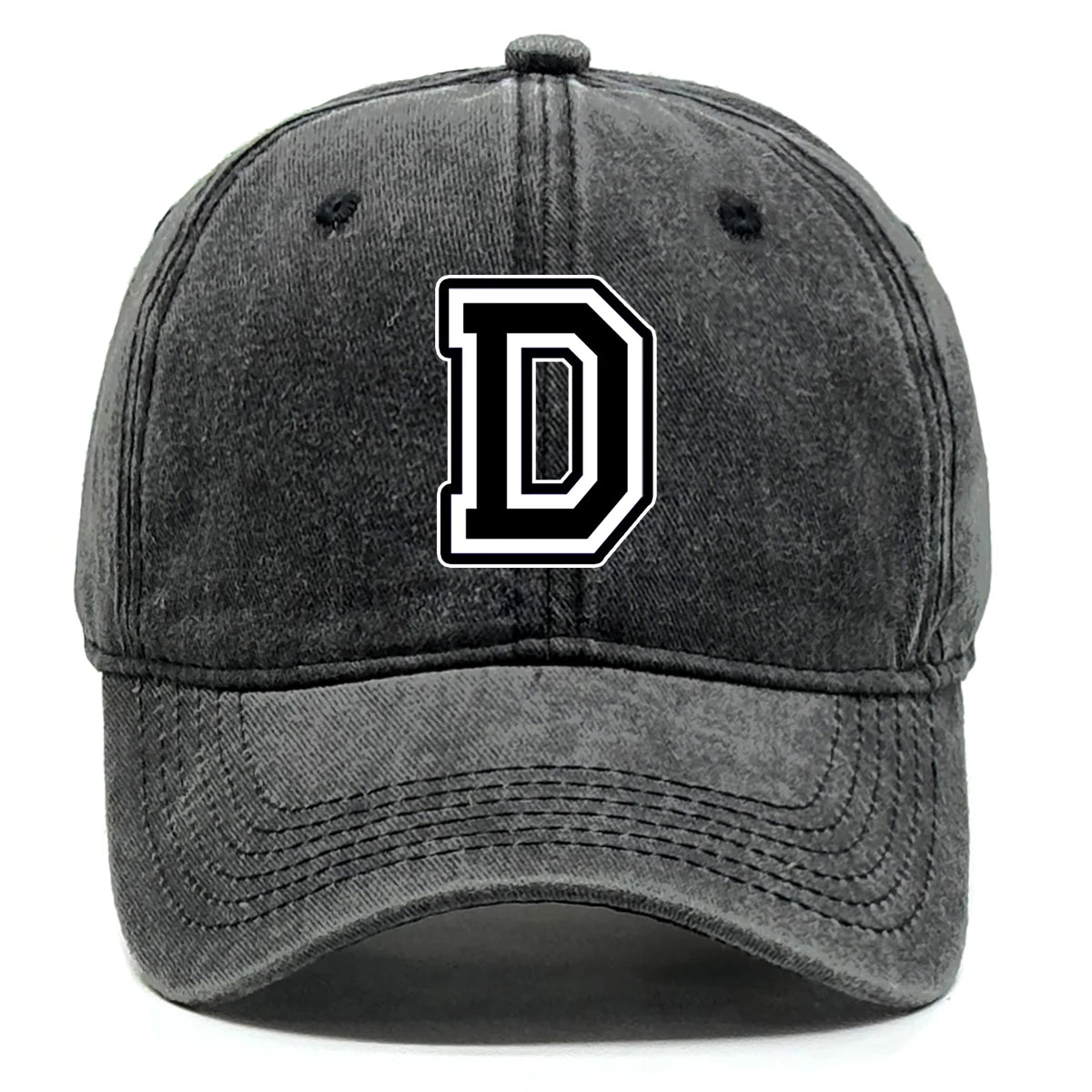Popular Letters Print Baseball Caps Black Hat Gift Golf Dad Hat
