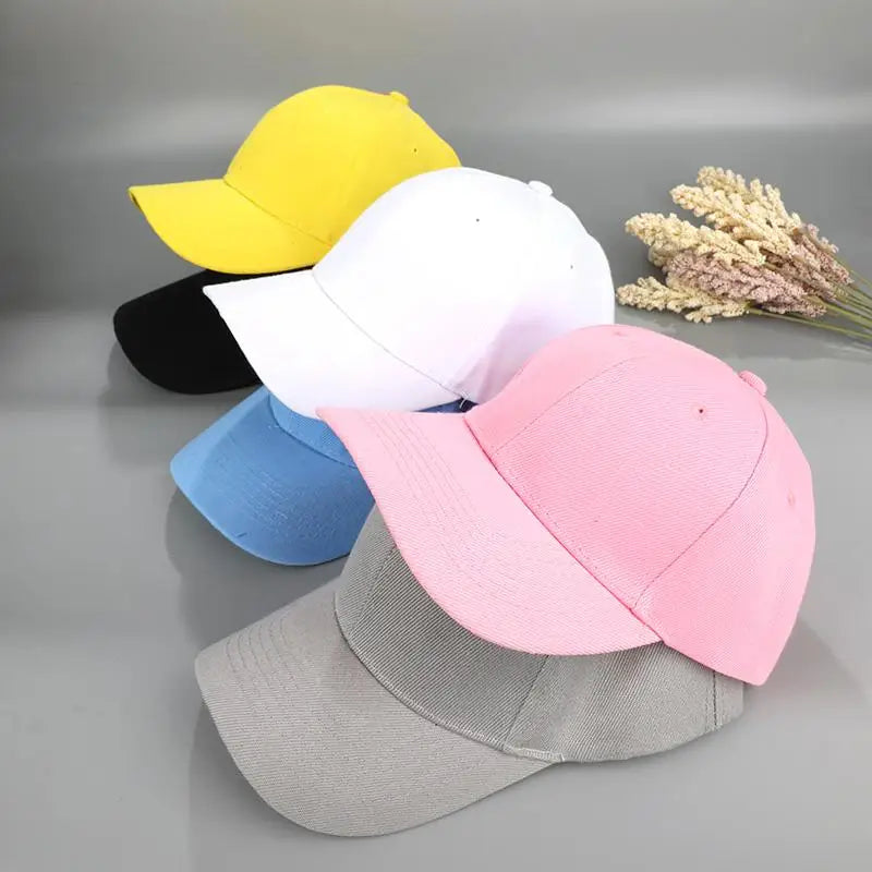 Fashion Candy Color Kids Baseball Cap Sun Protection Boy Girls