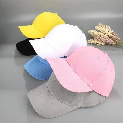 Fashion Candy Color Kids Baseball Cap Sun Protection Boy Girls