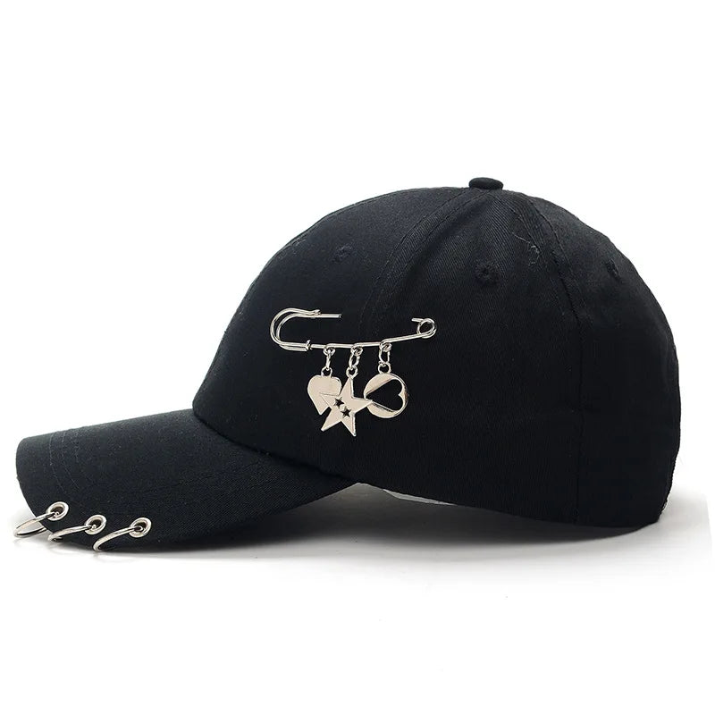 Punk Gothic Hip Hop Baseball Cap