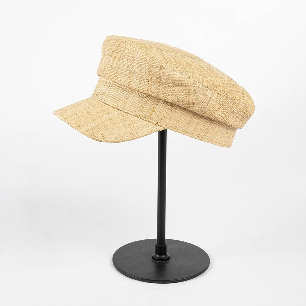 Natural Raffia Straw Baseball Cap Women Straw Cap For Summer
