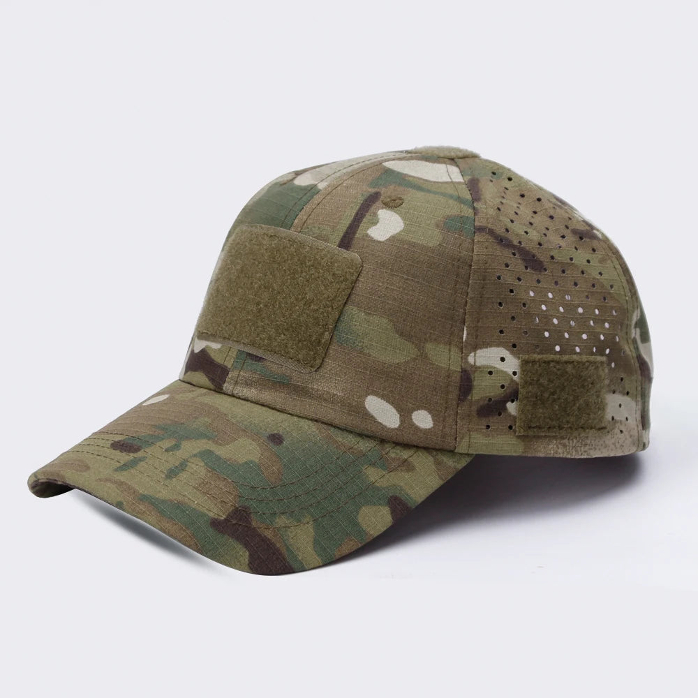 New Men Camouflage Baseball Cap Breathable Sunscreen Hat