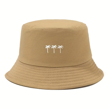 Coconut Print Fisherman Hat, Fashionable for Both Men and Women