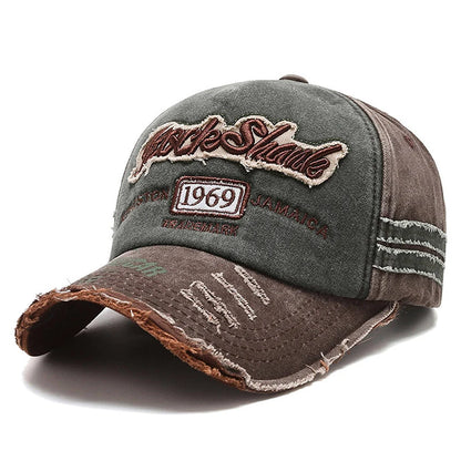 Skateboard Hat 1969 Alphabet Embroidered Hip Hop Hat