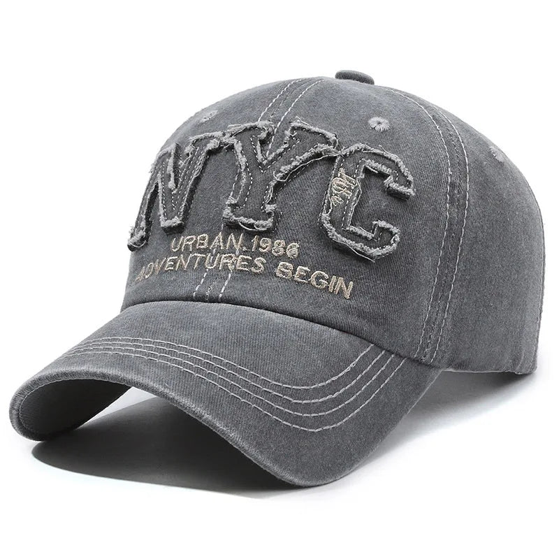 Adjustable Women's Black Baseball Cap Outdoor