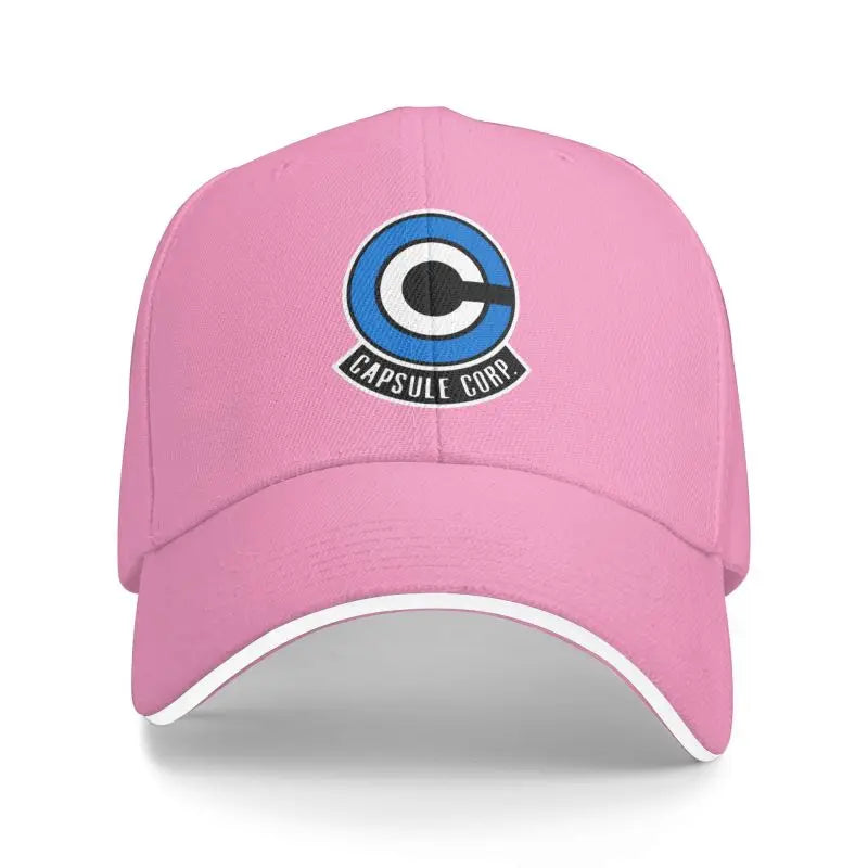 Capsule Corp Print Baseball Cap Daily Casual Sandwich Cap