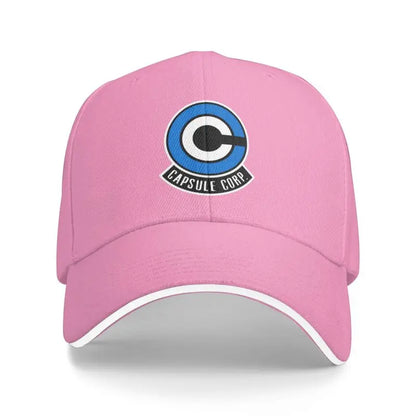 Capsule Corp Print Baseball Cap Daily Casual Sandwich Cap