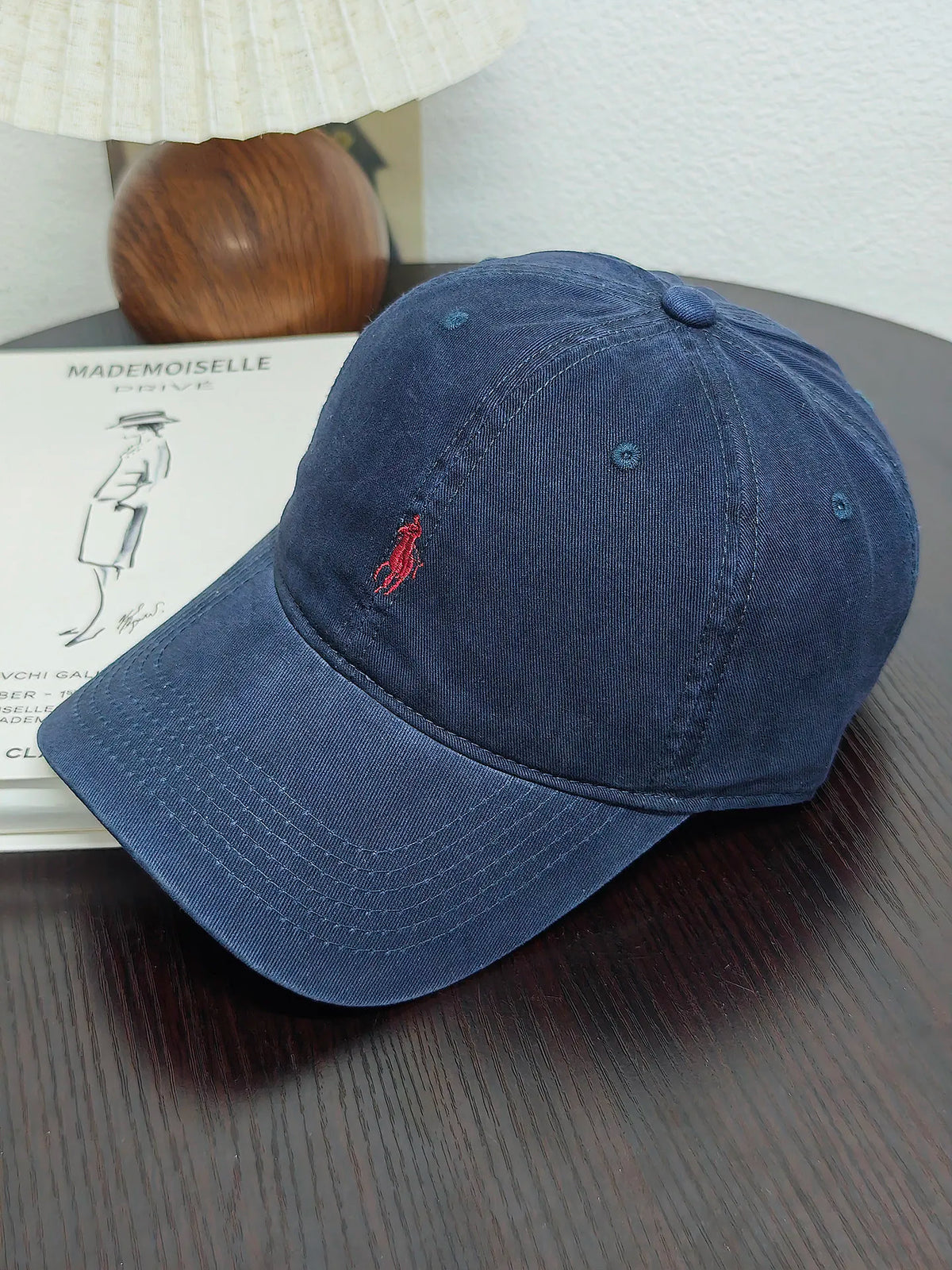 New Trendy Pony Embroidered Baseball Cap Showing Face Small Leisure Sports Cap