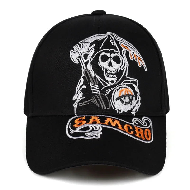 Unisex Samcro Embroidery Baseball Caps Outdoor Spring and Autumn