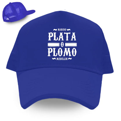Funny Narcos Plata O Plomo Cotton Baseball Cap
