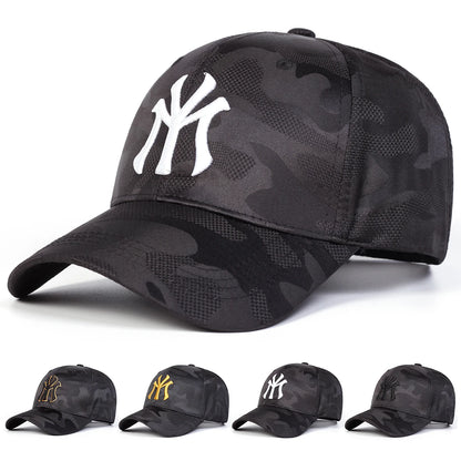 Unisex MY Letter Embroidery Baseball Caps Spring and Autumn