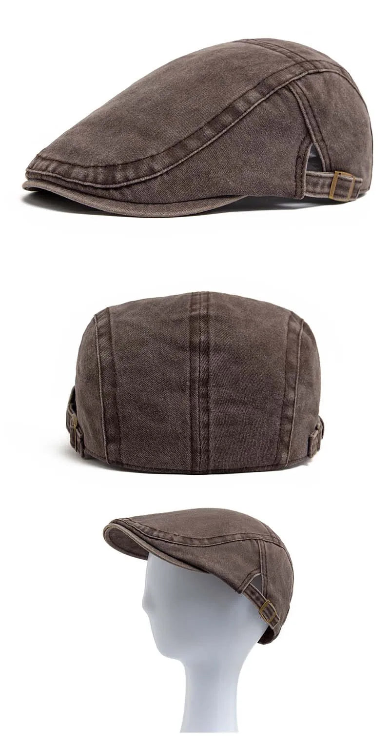 Hot Sale Vintage Painter Beret Unisex Fashion Flat Visor Cap Casual Autumn Retro