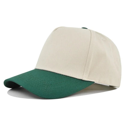 Unisex Light Panel Color Blocked Baseball Caps Spring Autumn