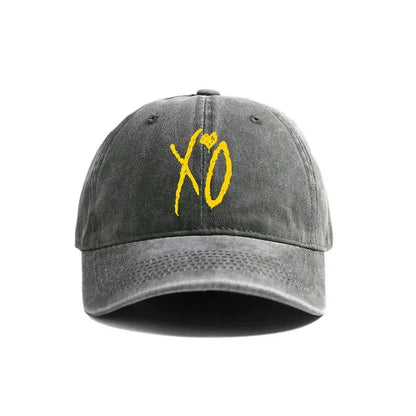 XO The Weeknd Baseball Cap Distressed Hats Cap Men