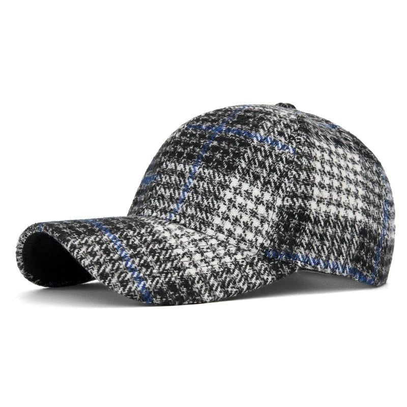 Men And Women New Classic Plaid Baseball Cap