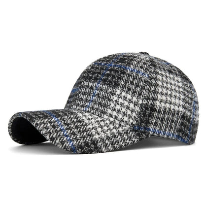 Men And Women New Classic Plaid Baseball Cap
