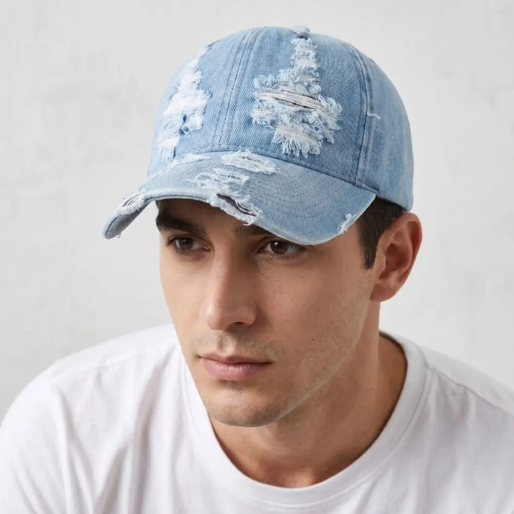 Versatile Creative Denim Baseball Cap